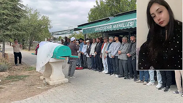Konya'da kazada hayatını kaybeden genç kız gelinlikle uğurlandı