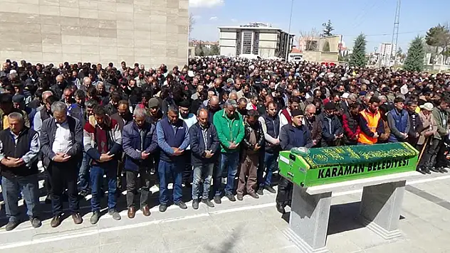 Kazada ölen 2 mermer işçisi Karaman'da son yolculuğuna uğurlandı
