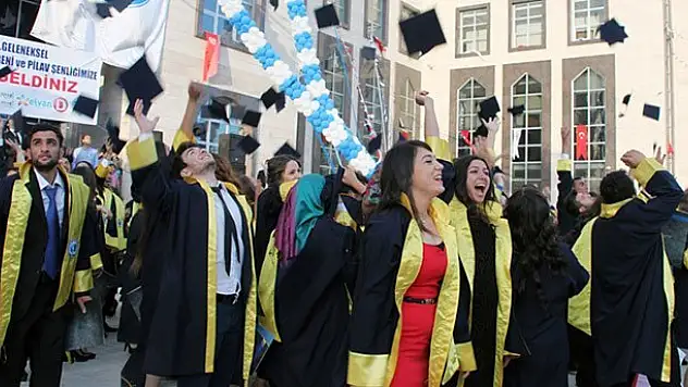 Kazım Karabekir MYO'da Mezuniyet Sevinci