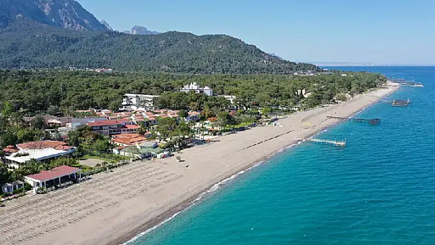 Kemer'de halk plajı yapım ihalesi açıldı
