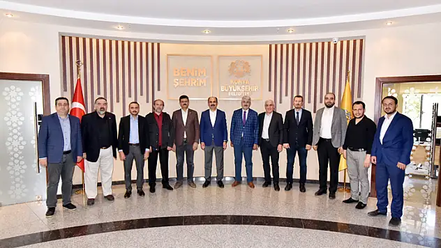 KGC'den Konya Büyükşehir Belediye Başkanı Altay'a ziyaret