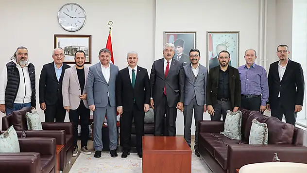 KGC'den Vali Akın'a ziyaret: 'Huzurun şehrine huzur için geldim'