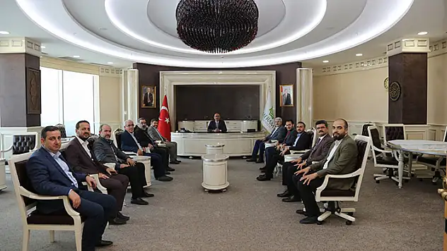 KGC heyetinden Başkan Kavuş'a iade-i ziyaret