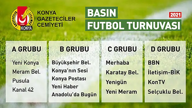 KGC'nin Basın Futbol Turnuvası başlıyor

