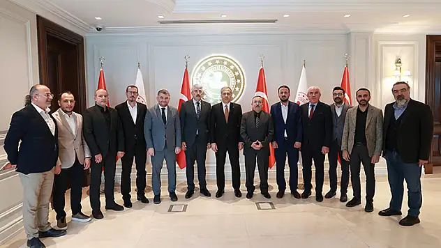 KGC yönetimi, İçişleri Bakanı Ali Yerlikaya'yı ziyaret etti