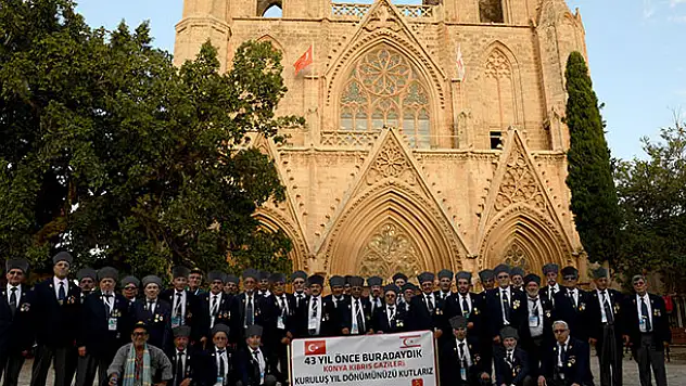 Kıbrıs 43 yıl sonra Konyalı Gazileri ile buluştu