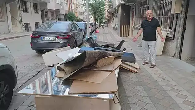 Kiracının boşalttığı evde akılalmaz tablo! Araba tamponu bile çıktı

