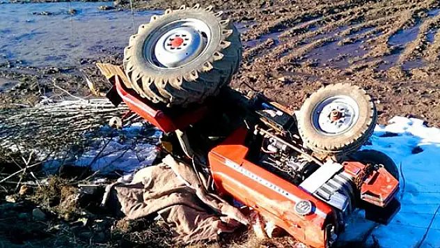 Kırıkkale'de traktör devrildi: 1 ölü