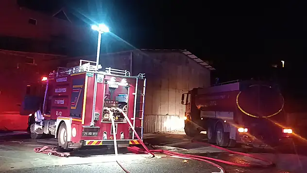 Kırıkkale'de tekstil atölyesinde yangın çıktı
