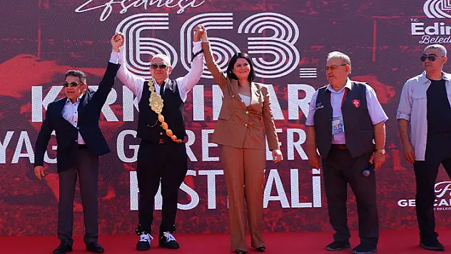 Kırkpınar'da geleneksel 'Ağa Karşılama' töreni yapıldı
