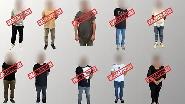 Kırmızı bültenle ve ulusal seviyede aranan 10 suçlu Türkiye'ye getirildi
