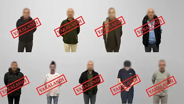 Kırmızı bültenle ve ulusal seviyede aranan 9 suçlu Türkiye'ye getirildi