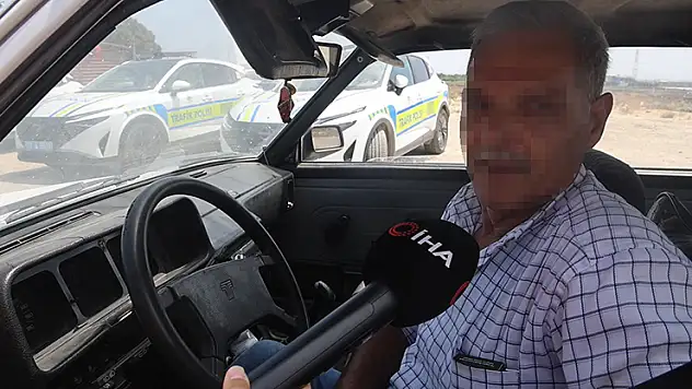 Kırmızı ışıkta durmayarak polisin dron kamerasına yakalanan sürücü: 'Allah devletimizden razı olsun'