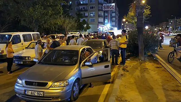 Kırmızı ışıkta zincirleme kaza: 1 yaralı