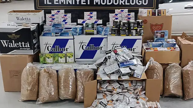 Kırşehir'de 1 ton 600 kilogram kaçak tütüne ele geçirildi
