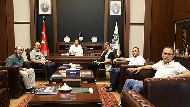 Kırtasiyeciler ve Matbaacılar Odasından Başkan Kılca'ya ziyaret
