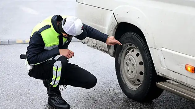Kış lastiği takmayan 2 bin 551 sürücüye ceza