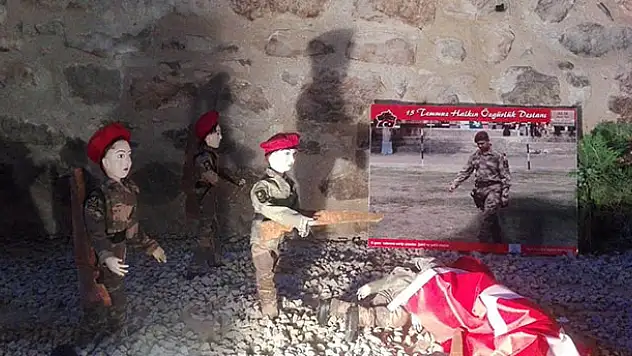 Kitre bebeklerle 15 Temmuz Destanı canlandırıldı