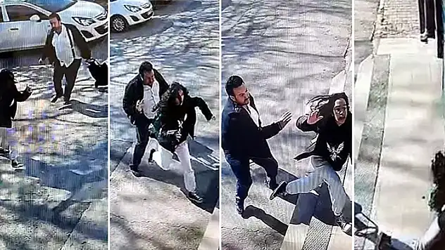 Kız çocuğunun sırtına vurup yere düşürdü! 'Benim önümden kimse geçemez'
