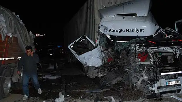 Kızılcahamam'da tır kazası: 1 yaralı