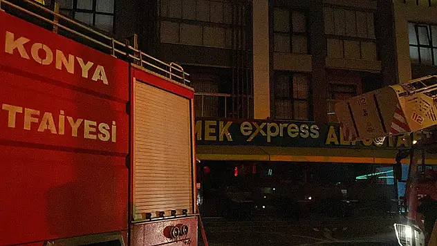 Klima motorunun patlama sonucunda lokantada yangın çıktı