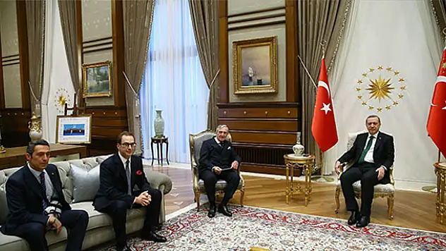 Koç ailesinden Cumhurbaşkanı Erdoğan'a ziyaret