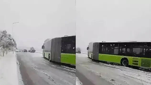 Kocaeli'de ALES heyecanına kar engeli! Araçlar yolda kalınca bazı adaylar sınava yetişemedi
