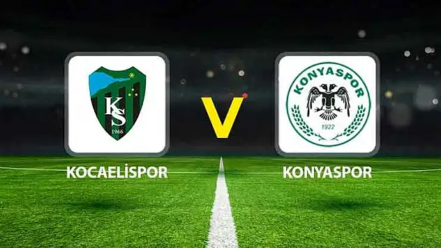 Kocaelispor - Konyaspor maç özeti
