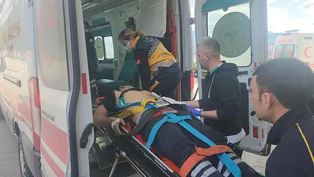 Kolunu merdanaye kaptıran işçi ağır yaralandı
