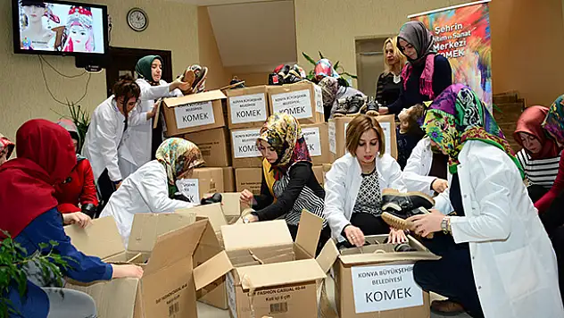 KOMEK'ten sosyal dayanışma örneği