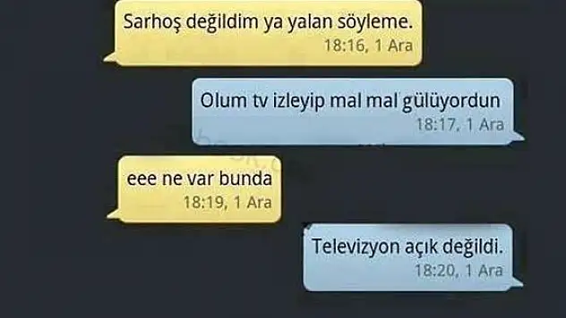 Komik mesajlar kırdı geçirdi