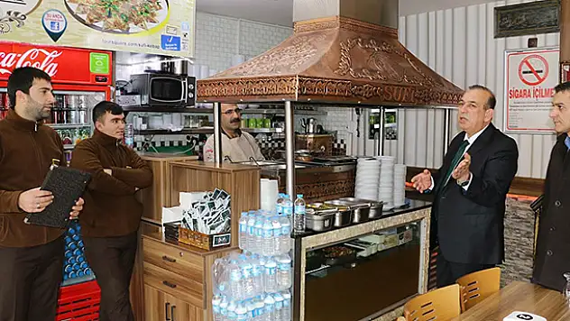 KONESOB Başkanı Karamercan Esnafı Denetledi