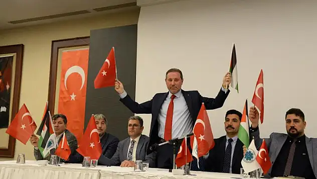 KONESOB Başkanlar Kurulu Toplantısında İsrail'e tepki
