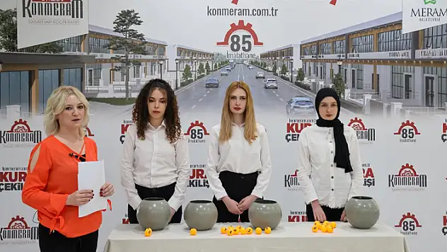 Konmeram Sanayi Sitesi kuraları çekildi