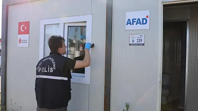 Konteyner kentte klima ve televizyon hırsızlığı
