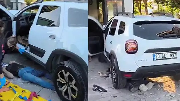 Kontrolden çıkan araç çarptığı 4 kişiden 2'sini altına aldı
