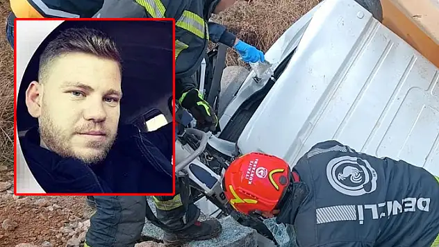 Kontrolden çıkan kamyon şarampole devrildi: 1 ölü, 1 yaralı

