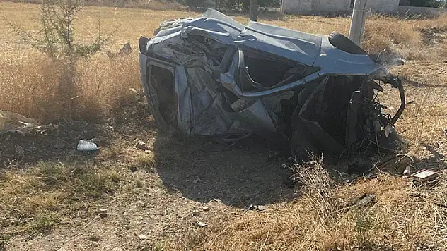 Kontrolden çıkan otomobil şarampole yuvarlandı: 1 ölü