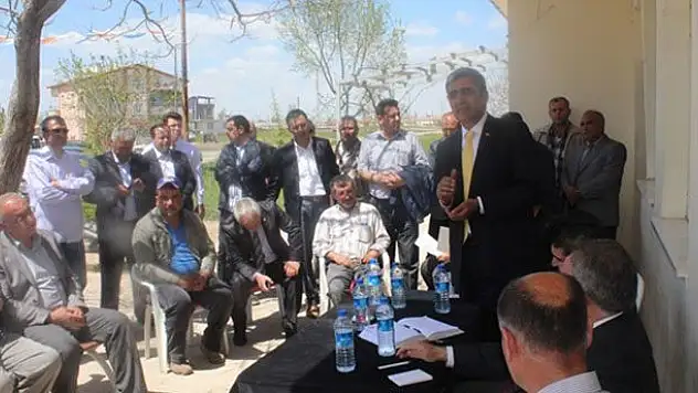 Konuk, Karaman'da seçim çalışmalarını sürdürüyor