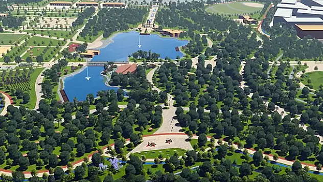 Konya, 650 bin metrekarelik dev bir bölge parkına kavuşuyor