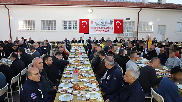 Konya Açık Ceza İnfaz Kurumunda iftar programı düzenlendi
