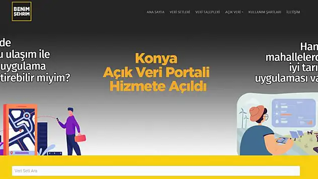 Konya Açık Veri Portalı hizmete girdi
