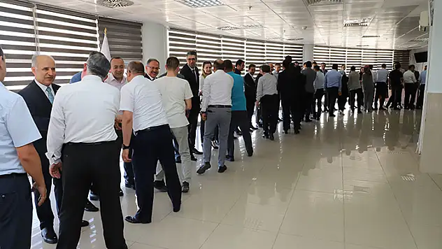 Konya Adliyesinde ilk mesai günü bayramlaşma


