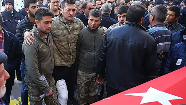 Konya Afrin şehidini uğurladı