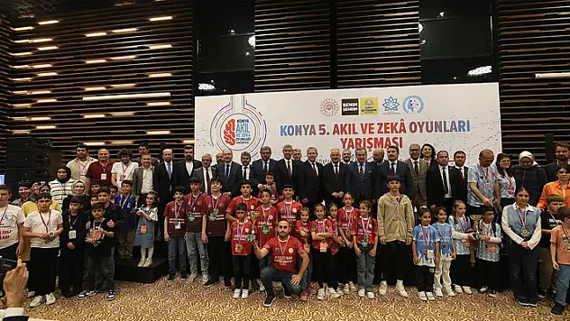 Konya Akıl ve Zeka Oyunları Yarışması'nın beşincisi büyük heyecana sahne oldu