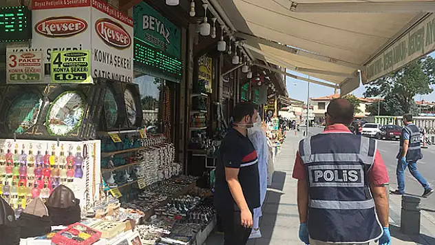 Konya, Aksaray ve Karaman'da Kovid-19 tedbirleri denetimi yapıldı