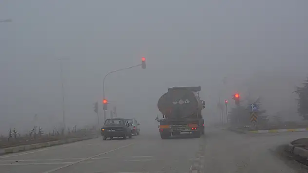 Konya-Ankara kara yolunda sis etkili oluyor

