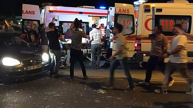 Konya - Ankara yolunda feci kaza : 1 ölü, 7 yaralı