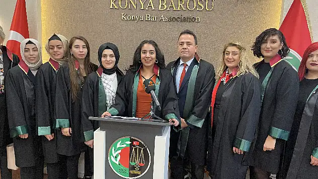 Konya Barosundan kadına karşı şiddete tepki açıklaması
