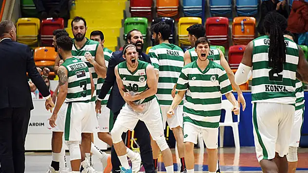 Konya Basket çıkışta